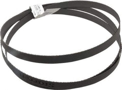 Starrett - 14 TPI, 5' 4-1/2" Long x 1/2" Wide x 0.035" Thick, Welded Band Saw Blade - Bi-Metal, Toothed Edge, Raker Tooth Set, Contour Cutting - USA Tool & Supply