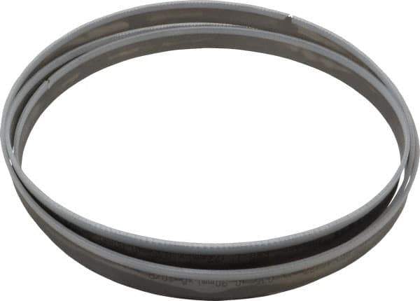 Starrett - 6 to 10 TPI, 10' 10-1/2" Long x 1" Wide x 0.035" Thick, Welded Band Saw Blade - Bi-Metal, Toothed Edge, Raker Tooth Set, Contour Cutting - USA Tool & Supply