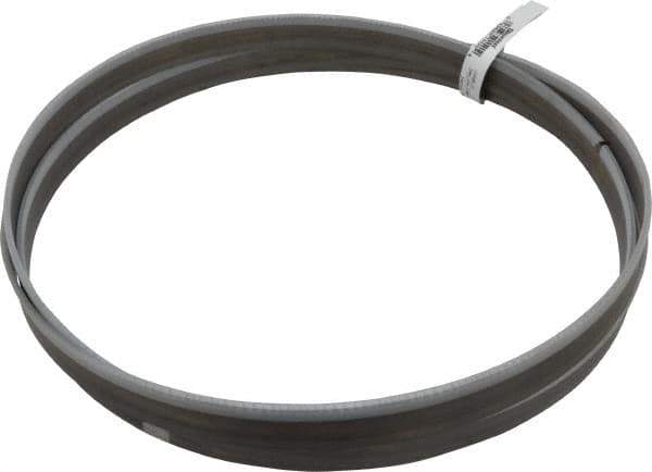 Starrett - 6 to 10 TPI, 11' Long x 1" Wide x 0.035" Thick, Welded Band Saw Blade - Bi-Metal, Toothed Edge, Raker Tooth Set, Contour Cutting - USA Tool & Supply