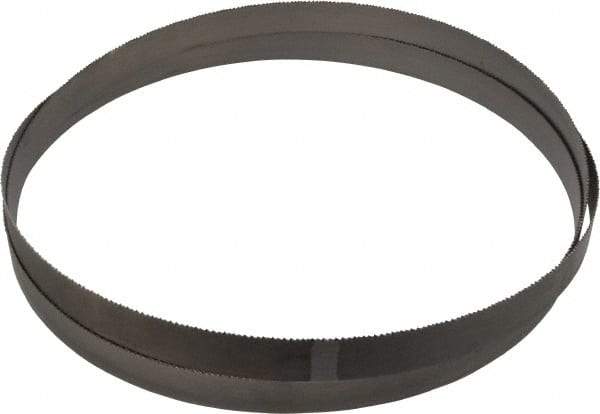 Starrett - 8 to 12 TPI, 11' Long x 1" Wide x 0.035" Thick, Welded Band Saw Blade - Bi-Metal, Toothed Edge, Raker Tooth Set, Contour Cutting - USA Tool & Supply