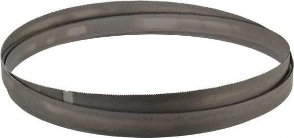 Starrett - 10 to 14 TPI, 11' 6" Long x 1" Wide x 0.035" Thick, Welded Band Saw Blade - Bi-Metal, Toothed Edge, Raker Tooth Set, Contour Cutting - USA Tool & Supply