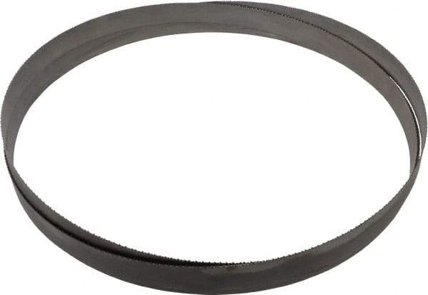 Starrett - 10 to 14 TPI, 12' Long x 1" Wide x 0.035" Thick, Welded Band Saw Blade - Bi-Metal, Toothed Edge, Raker Tooth Set, Contour Cutting - USA Tool & Supply