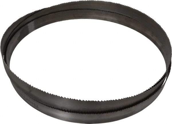 Starrett - 5 to 8 TPI, 12' Long x 1-1/4" Wide x 0.042" Thick, Welded Band Saw Blade - Bi-Metal, Toothed Edge, Raker Tooth Set, Contour Cutting - USA Tool & Supply