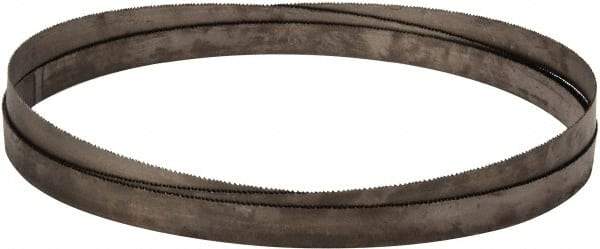 Starrett - 8 to 12 TPI, 12' 6" Long x 1" Wide x 0.035" Thick, Welded Band Saw Blade - Bi-Metal, Toothed Edge, Raker Tooth Set, Contour Cutting - USA Tool & Supply