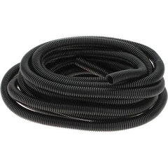 Value Collection - 25' Long, Flexible Wire Loom Conduit - Plastic, 5/8" ID - USA Tool & Supply