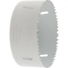 Value Collection - 4" Diam, 1-1/2" Cutting Depth, Hole Saw - Bi-Metal Saw, Toothed Edge - USA Tool & Supply