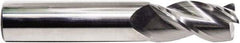 M.A. Ford - 3/4", 3 Flute, Solid Carbide, 1/8" Corner Radius End Mill - 6" OAL, 1-1/2" LOC - USA Tool & Supply