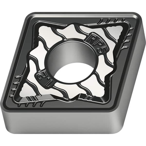 Walter - CNMG544 RP5 Grade WPP30S Carbide Turning Insert - TiCN/Al2O3/TiN Finish, 80° Diamond, 5/8" Inscr Circle, 1/4" Thick, 1/16" Corner Radius - USA Tool & Supply