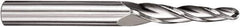 SGS - 1.5° Taper Angle per Side, 1-3/4" LOC, Solid Carbide 3 Flute Tapered Ball End Mill - TiCN Finish, 3-1/2" OAL, 3/8" Shank Diam, Spiral Flute, 28° Helix - USA Tool & Supply