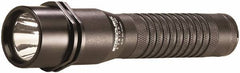 Streamlight - White LED Bulb, 260 Lumens, Industrial/Tactical Flashlight - Black Aluminum Body, 1 3.75V Lithium-Ion Battery Included - USA Tool & Supply