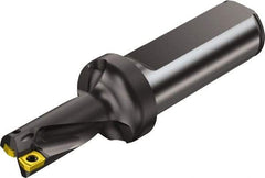 Sandvik Coromant - 2.65" Max Drill Depth, 2xD, 1-1/4" Diam, Indexable Insert Drill - 2 Inserts, 1-1/2" Shank Diam, Straight Shank - USA Tool & Supply