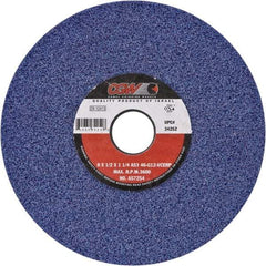 Camel Grinding Wheels - 14" Diam x 5" Hole x 1-1/2" Thick, H Hardness, 46 Grit Surface Grinding Wheel - Ceramic, Type 1, Medium Grade, Vitrified Bond, No Recess - USA Tool & Supply