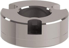 Jergens - Ball Lock System Compatible, Bolt-In Recessed Modular Fixturing Receiver Bushing - 16mm ID x 1.4567" OD, 1.4567" Overall Height - USA Tool & Supply