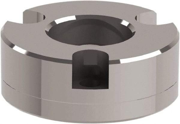 Jergens - Ball Lock System Compatible, Bolt-In Recessed Modular Fixturing Receiver Bushing - 13mm ID x 1.378" OD, 1.378" Overall Height - USA Tool & Supply