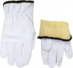 MCR Safety - Leather Work Gloves - USA Tool & Supply