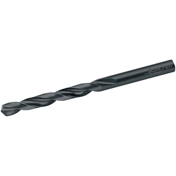 Walter-Titex - 4.85mm 118° High Speed Steel Jobber Drill - Oxide Finish, Right Hand Cut, Spiral Flute, Straight Shank, 86mm OAL, N Point - USA Tool & Supply
