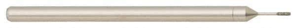 Made in USA - 3/4" Head Diam x 0.394" Head Thickness Diamond (Abrasive) Grinding Pin - 1/4" Shank Diam Fine Grade, 120 Grit - USA Tool & Supply