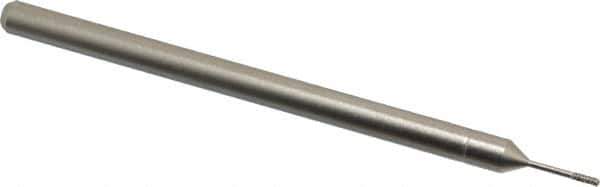 Made in USA - CBN Grinding Pin - 1/8" Shank Diam Very Fine Grade, 220 Grit - USA Tool & Supply