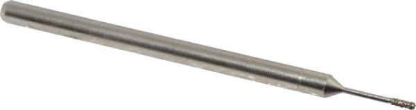 Made in USA - CBN Grinding Pin - 1/8" Shank Diam Very Fine Grade, 220 Grit - USA Tool & Supply