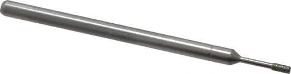 Made in USA - 1/8" Head Thickness Diamond (Abrasive) Grinding Pin - 1/8" Shank Diam Fine Grade, 120 Grit - USA Tool & Supply