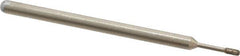 Made in USA - 1/8" Head Thickness CBN Grinding Pin - 1/8" Shank Diam Fine Grade, 120 Grit - USA Tool & Supply