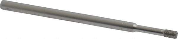 Made in USA - 0.157" Head Thickness Diamond (Abrasive) Grinding Pin - 1/8" Shank Diam Fine Grade, 120 Grit - USA Tool & Supply