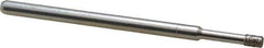 Made in USA - 0.157" Head Thickness CBN Grinding Pin - 1/8" Shank Diam Fine Grade, 120 Grit - USA Tool & Supply