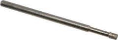 Made in USA - 0.109" Head Diam x 0.157" Head Thickness Diamond (Abrasive) Grinding Pin - 1/8" Shank Diam Fine Grade, 120 Grit - USA Tool & Supply