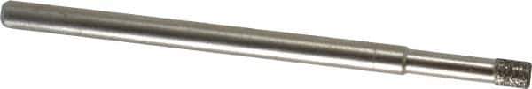 Made in USA - 1/8" Head Diam x 0.157" Head Thickness CBN Grinding Pin - 1/8" Shank Diam Fine Grade, 120 Grit - USA Tool & Supply