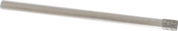 Made in USA - 0.14" Head Diam x 0.197" Head Thickness CBN Grinding Pin - 1/8" Shank Diam Fine Grade, 120 Grit - USA Tool & Supply