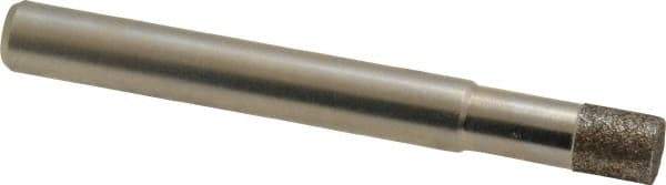 Made in USA - 1/4" Head Diam x 0.275" Head Thickness CBN Grinding Pin - 1/4" Shank Diam Fine Grade, 120 Grit - USA Tool & Supply