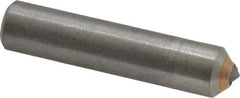 Made in USA - 3/4 Carat Single Point Diamond Dresser - 2" Long x 7/16" Shank Diam - USA Tool & Supply