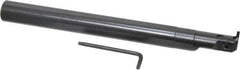 Seco - A..-CGHR, Right Hand, 0.216" Max Depth of Cut, Indexable Grooving Tool Holder - LC..1303.. Insert Compatibility, 8" OAL, Through Coolant - USA Tool & Supply