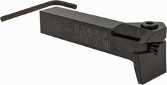 Seco - CGI, External, Left Hand, 1" Max Depth of Cut, 8mm Min Groove Width, Indexable Grooving Tool Holder - LC.. 3008.. Insert Compatibility, 1" Shank Height, 1" Shank Width, 6" OAL - USA Tool & Supply
