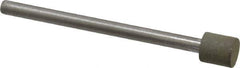 Made in USA - 1/4" Head Diam x 1/4" Head Thickness Diamond (Abrasive) Grinding Pin - 1/8" Shank Diam x 1-3/4" Shank Length, Very Fine Grade, 150 Grit - USA Tool & Supply