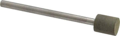 Made in USA - 5/16" Head Diam x 5/16" Head Thickness Diamond (Abrasive) Grinding Pin - 1/8" Shank Diam x 1.5625" Shank Length, Very Fine Grade, 150 Grit - USA Tool & Supply