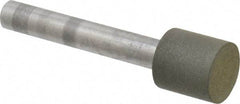 Made in USA - 1/2" Head Diam x 1/2" Head Thickness Diamond (Abrasive) Grinding Pin - 1/4" Shank Diam x 1-1/2" Shank Length, Very Fine Grade, 150 Grit - USA Tool & Supply