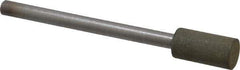 Made in USA - 1/4" Head Diam x 1/2" Head Thickness CBN Grinding Pin - 1/8" Shank Diam x 1-1/2" Shank Length, Very Fine Grade, 150 Grit - USA Tool & Supply