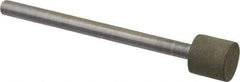 Made in USA - 0.312" Head Diam x 0.313" Head Thickness CBN Grinding Pin - 1/8" Shank Diam x 1.5625" Shank Length, Very Fine Grade, 150 Grit - USA Tool & Supply