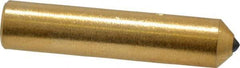 Norton - 1/2 Carat Single Point Diamond Dresser - 2" Long x 7/16" Shank Diam, Contains 3 Stones - USA Tool & Supply