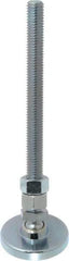 Gibraltar - 1/2-13 Bolt Thread, Studded Pivotal Stud Mount Leveling Pad & Mount - 3,500 Max Lb Capacity, 2" Base Diam - USA Tool & Supply