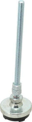 Gibraltar - 3/8-16 Bolt Thread, Studded Pivotal Stud Mount Leveling Pad & Mount - 1,500 Max Lb Capacity, 2" Base Diam - USA Tool & Supply
