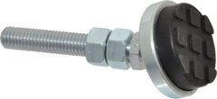 Gibraltar - 1/2-13 Bolt Thread, Studded Pivotal Stud Mount Leveling Pad & Mount - 3,000 Max Lb Capacity, 2" Base Diam - USA Tool & Supply