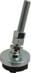 Gibraltar - 1/2-13 Bolt Thread, Studded Pivotal Stud Mount Leveling Pad & Mount - 3,500 Max Lb Capacity, 2" Base Diam - USA Tool & Supply