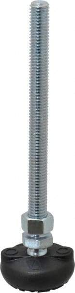 Gibraltar - 1/2-13 Bolt Thread, Studded Pivotal Stud Mount Leveling Pad & Mount - 4,000 Max Lb Capacity, 2" Base Diam - USA Tool & Supply