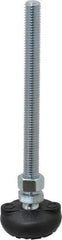 Gibraltar - 1/2-13 Bolt Thread, Studded Pivotal Stud Mount Leveling Pad & Mount - 4,000 Max Lb Capacity, 2" Base Diam - USA Tool & Supply