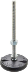 Gibraltar - 1/2-13 Bolt Thread, Studded Pivotal Stud Mount Leveling Pad & Mount - 5,000 Max Lb Capacity, 3" Base Diam - USA Tool & Supply
