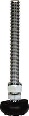 Gibraltar - 5/8-11 Bolt Thread, Studded Pivotal Stud Mount Leveling Pad & Mount - 4,000 Max Lb Capacity, 2" Base Diam - USA Tool & Supply