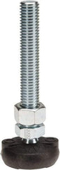 Gibraltar - 5/8-11 Bolt Thread, Studded Pivotal Stud Mount Leveling Pad & Mount - 4,000 Max Lb Capacity, 2" Base Diam - USA Tool & Supply