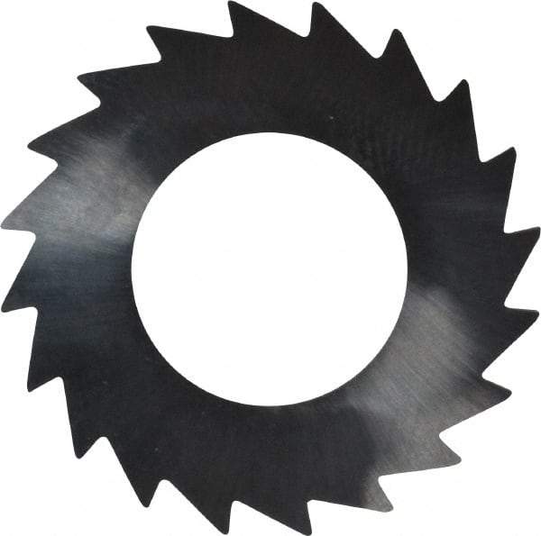 Made in USA - 1" Diam x 0.0313" Blade Thickness x 1/2" Arbor Hole Diam, 20 Tooth Slitting and Slotting Saw - Arbor Connection, Solid Carbide, Concave Ground - USA Tool & Supply